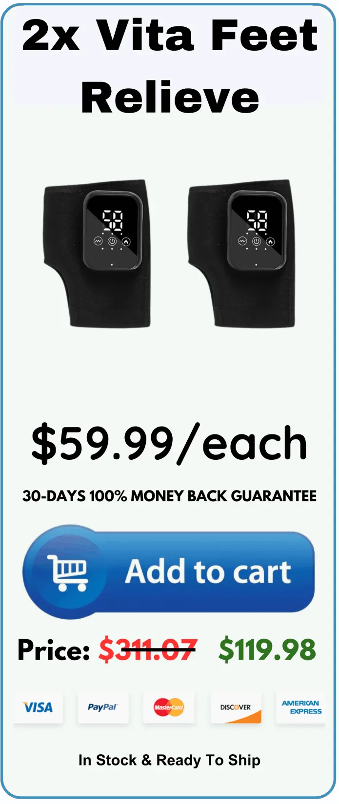 Vita Feet Relief package price